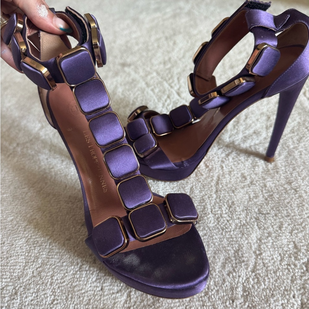 Elegant Purple High Heels